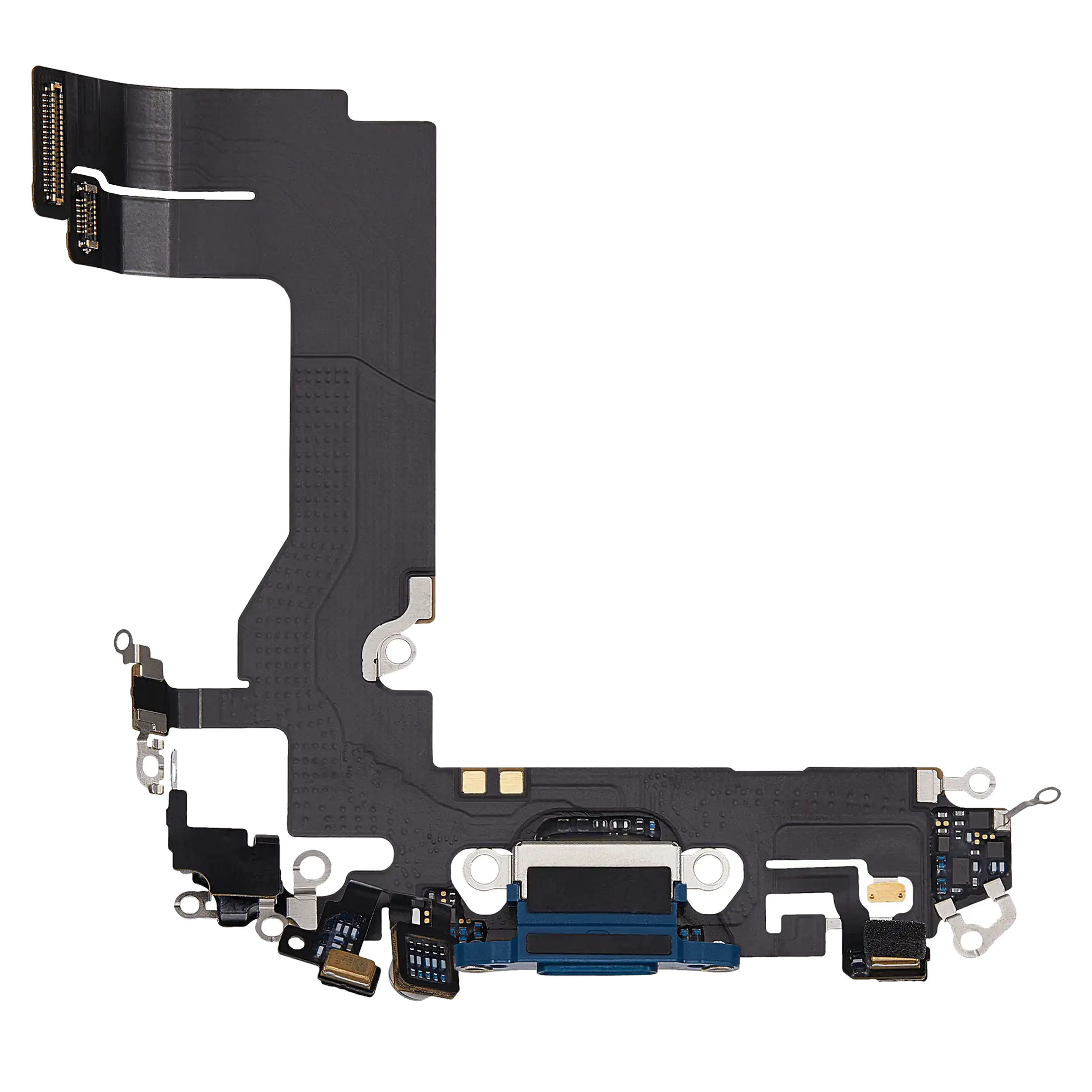 Ladebuchse-Flexkabel für iPhone 13 Mini (gebrauchter OEM-Ausbau) (Blau)