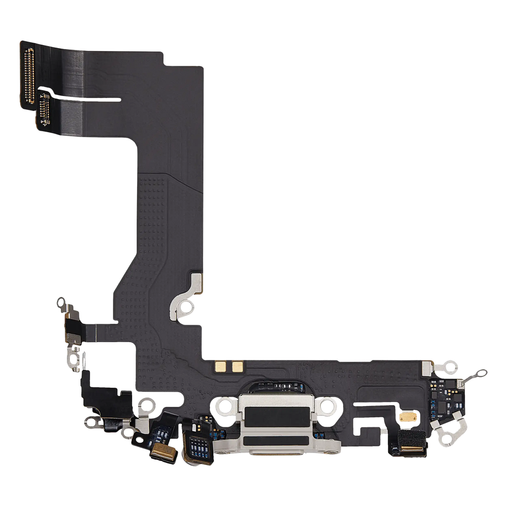 Charging Port Flex Cable for iPhone 13 Mini (Used OEM Pulled) (Starlight)