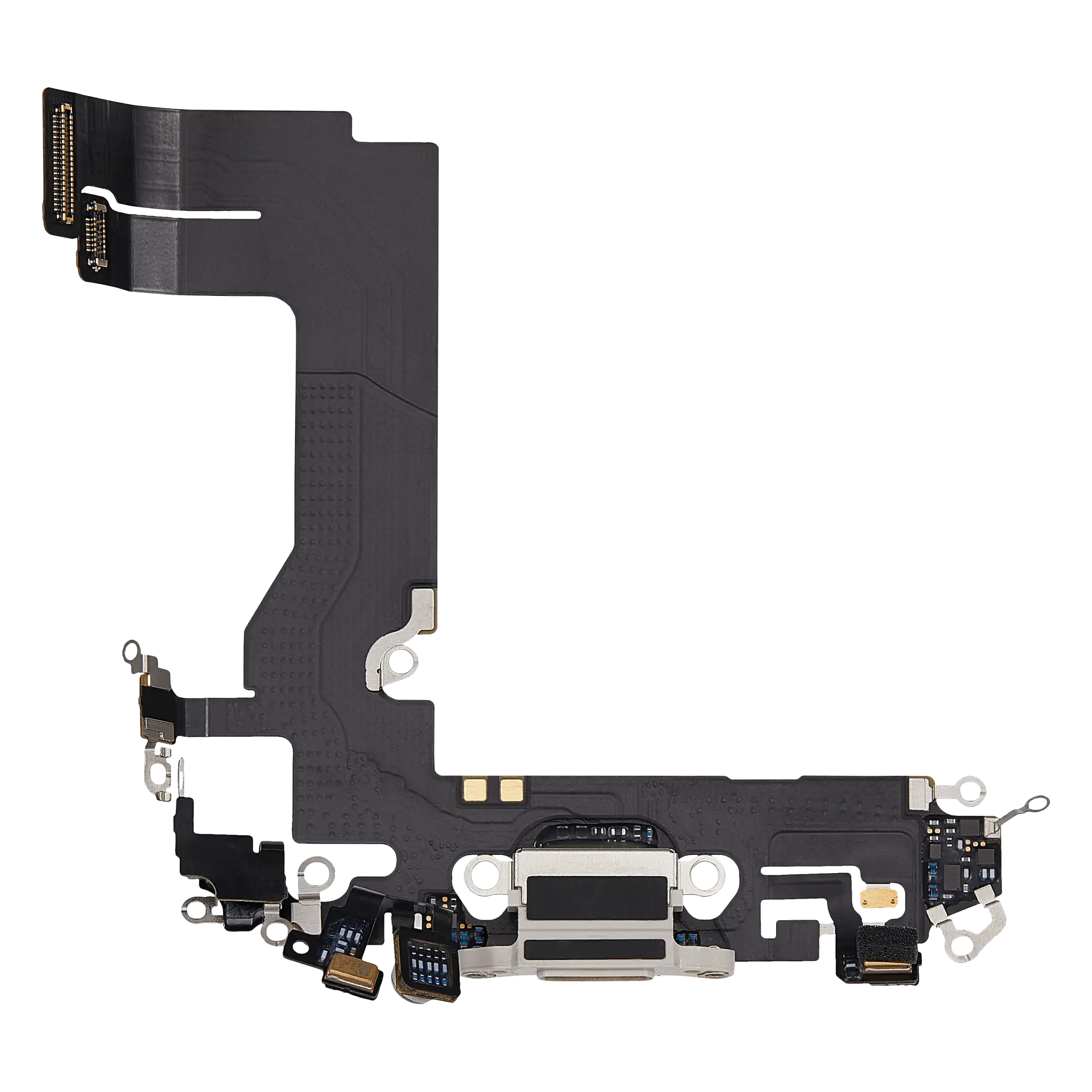 Charging Port Flex Cable for iPhone 13 Mini (Used OEM Pulled) (Starlight)