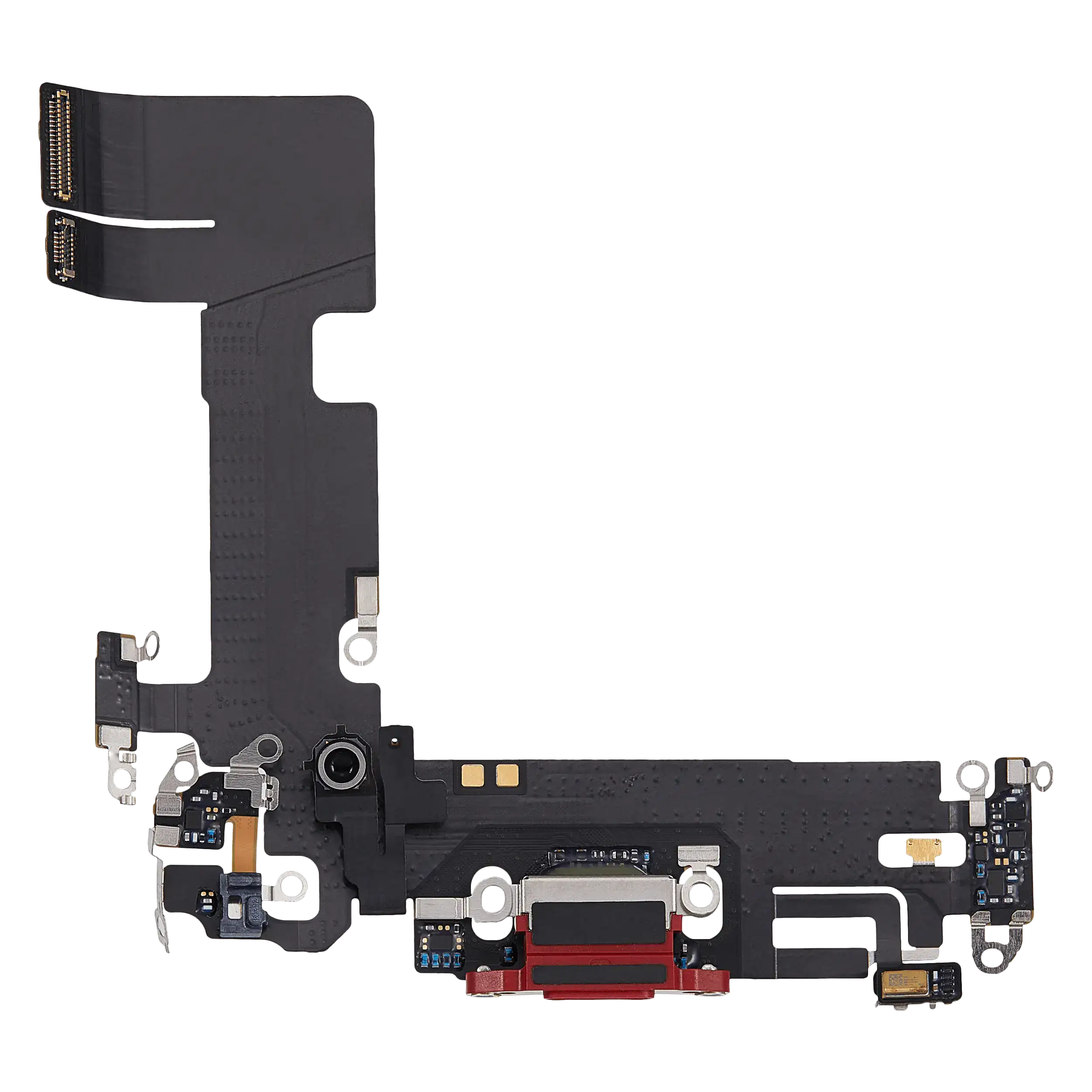 Charging Port Flex Cable for iPhone 13 (Used OEM Pull) (Red)