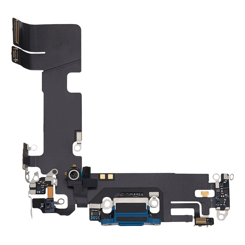 Ladebuchse-Flexkabel für iPhone 13 (gebrauchter OEM-Ausbau) (Blau)