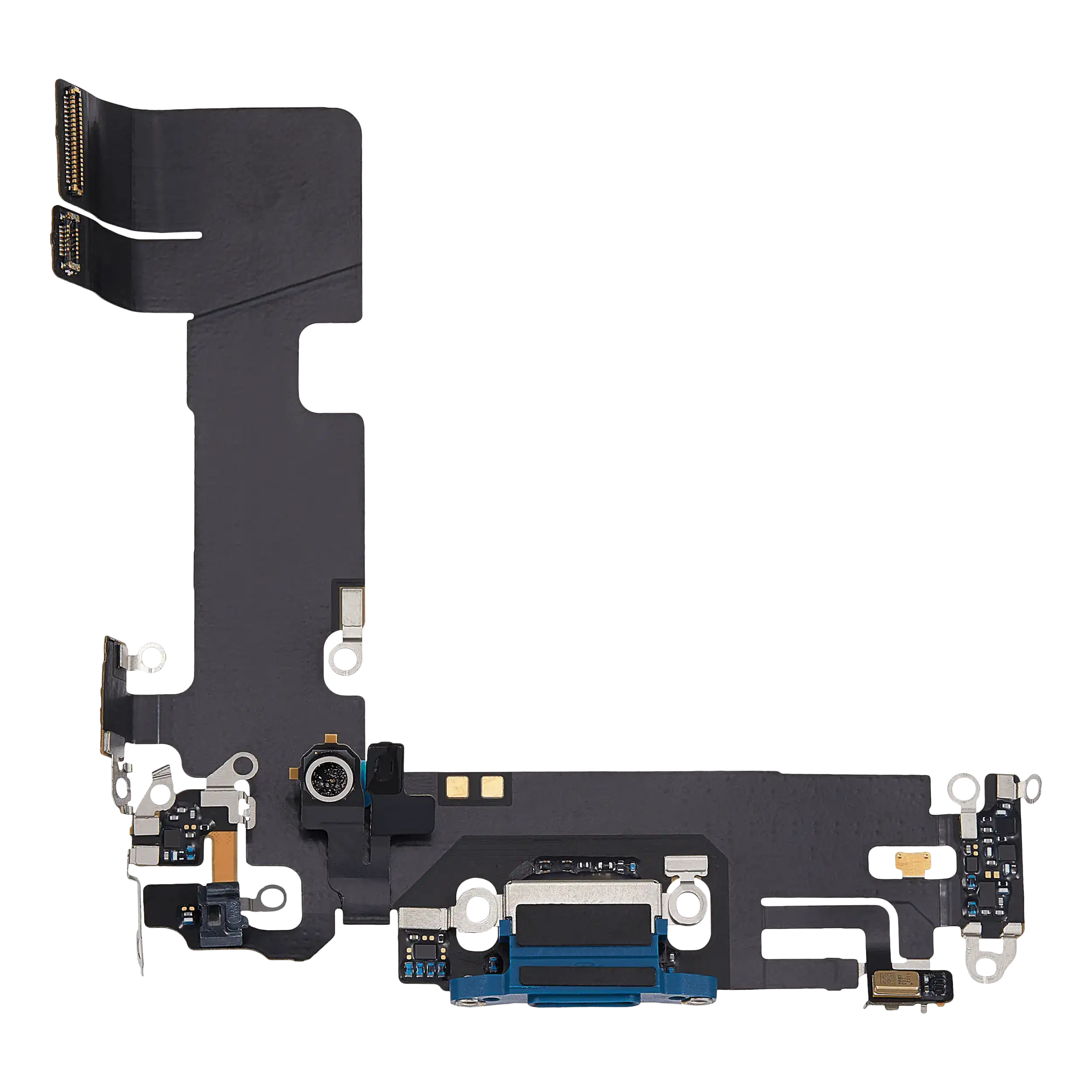 Ladebuchse-Flexkabel für iPhone 13 (gebrauchter OEM-Ausbau) (Blau)