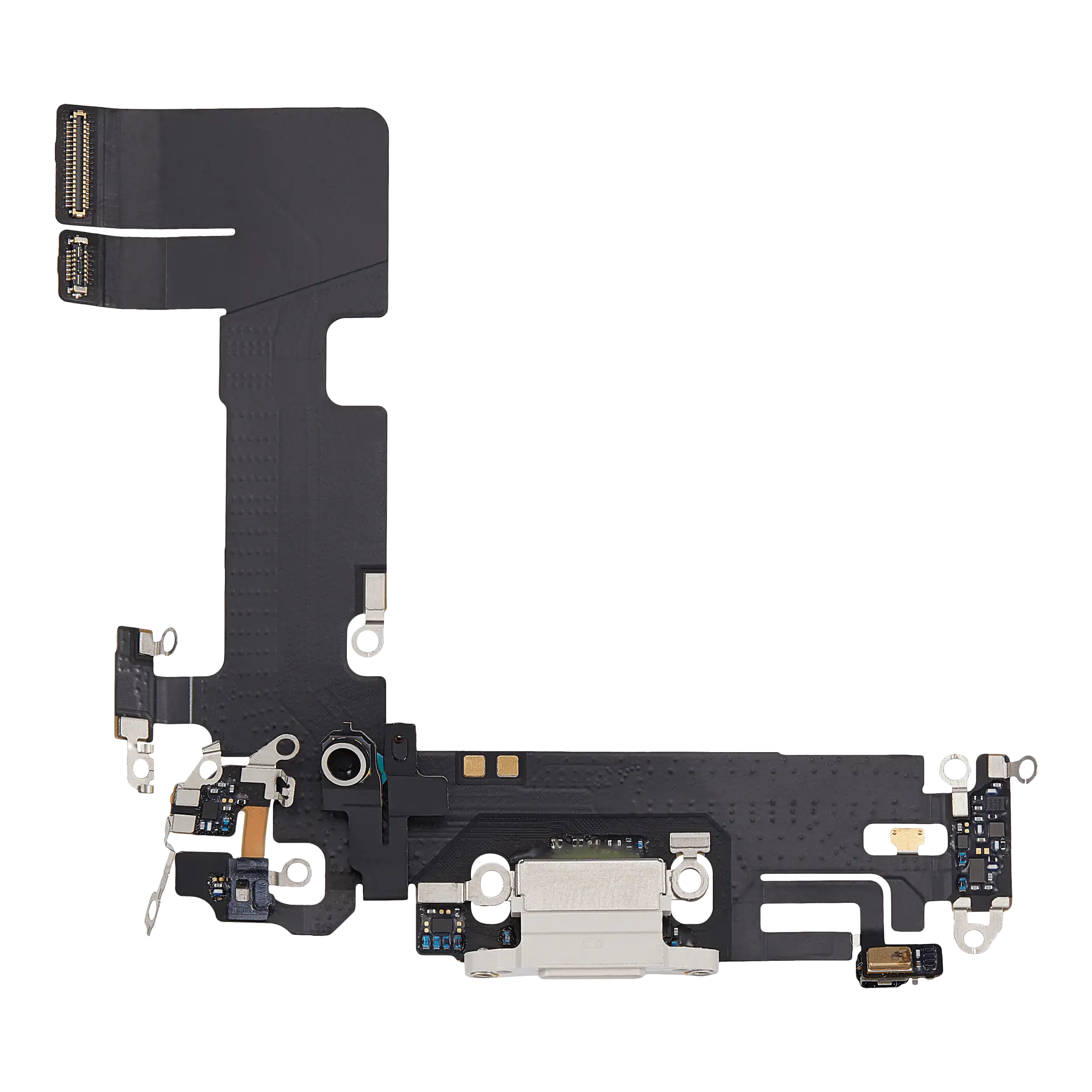 Charging Port Flex Cable for iPhone 13 (Used OEM Part, Starlight)