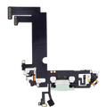 Charging Port Flex Cable for iPhone 12 Mini (used OEM part) (Green)