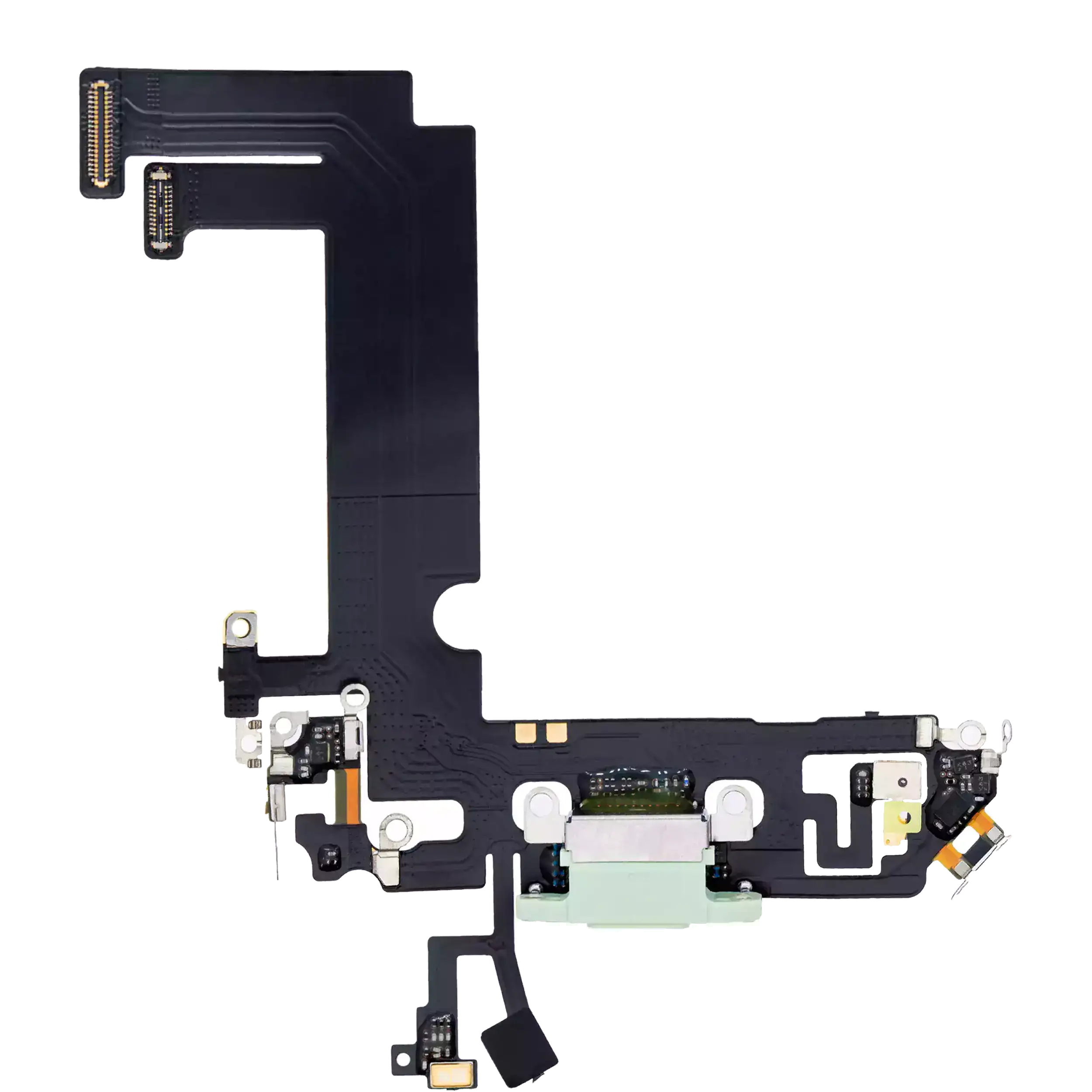 Ladebuchse-Flexkabel für iPhone 12 Mini (gebrauchter OEM-Ausbau) (Grün)
