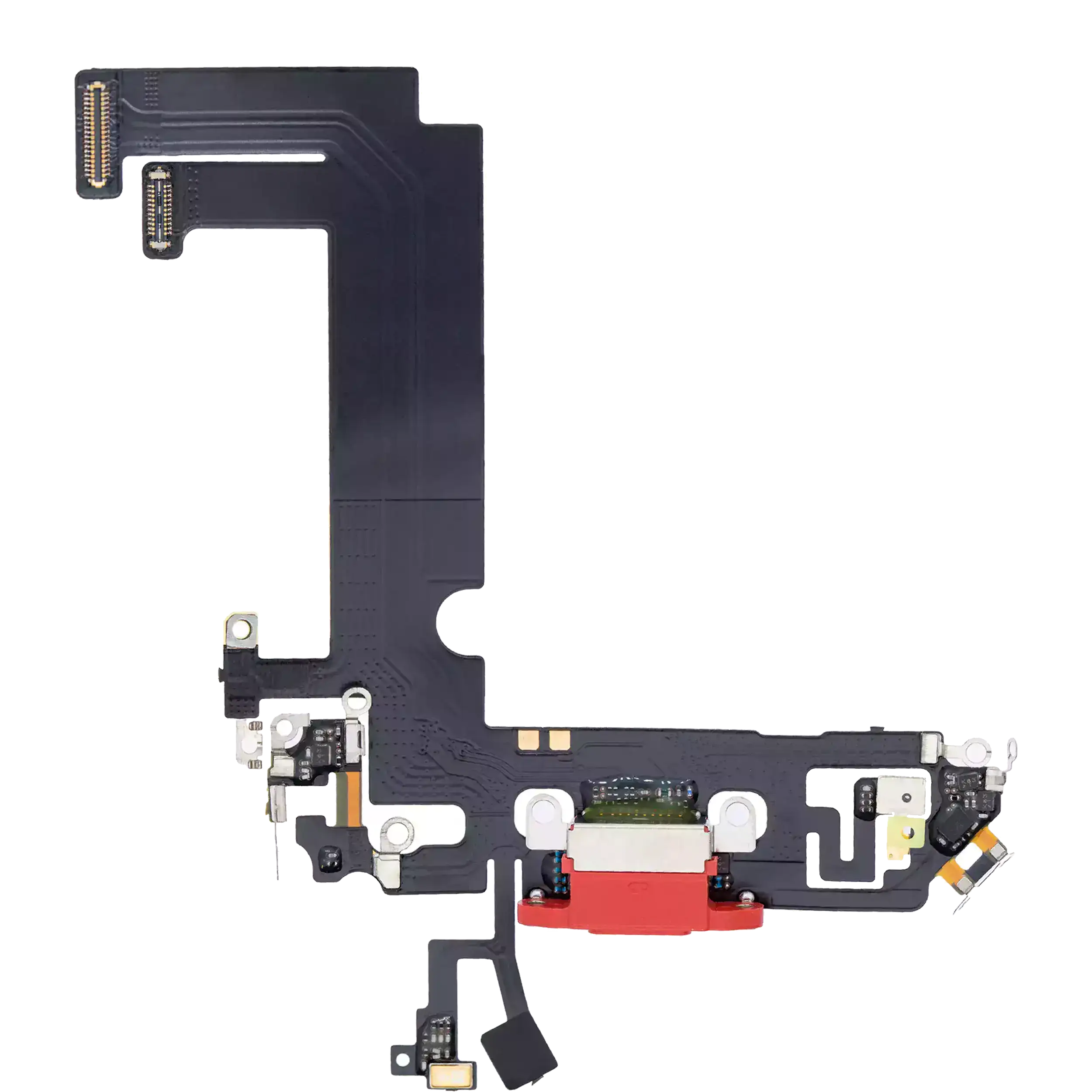 Charging Port Flex Cable for iPhone 12 Mini (used OEM part) (Red)