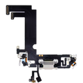 Charging Port Flex Cable for iPhone 12 Mini (Used OEM Part) (White)