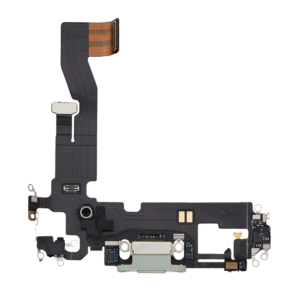 Charging Port Flex Cable for iPhone 12, Green (OEM Pull, Used)