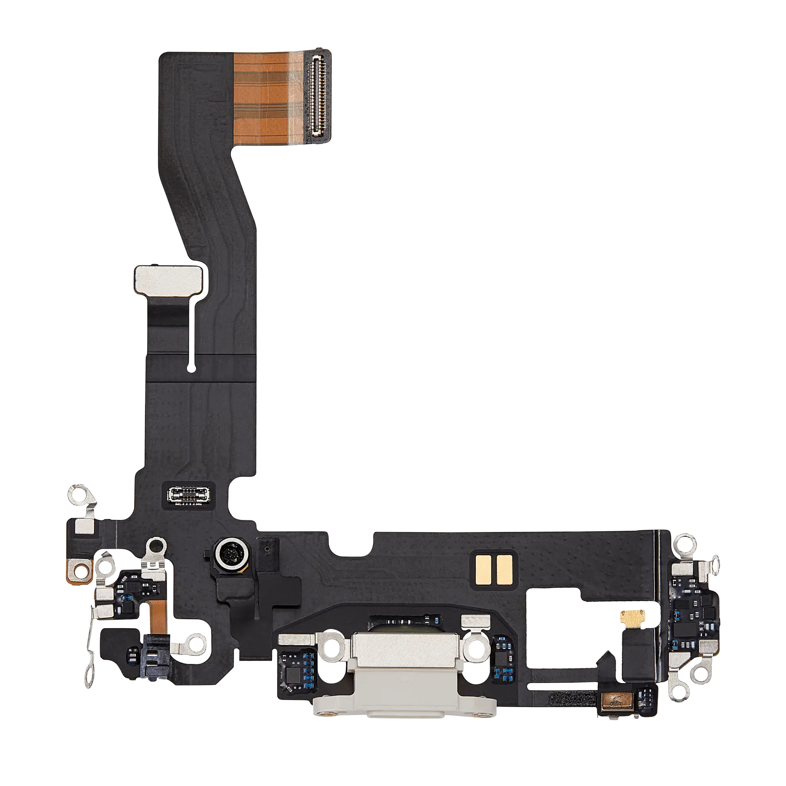 Ladebuchse-Flexkabel für iPhone 12 (OEM-Pull, gebraucht) (Weiß)
