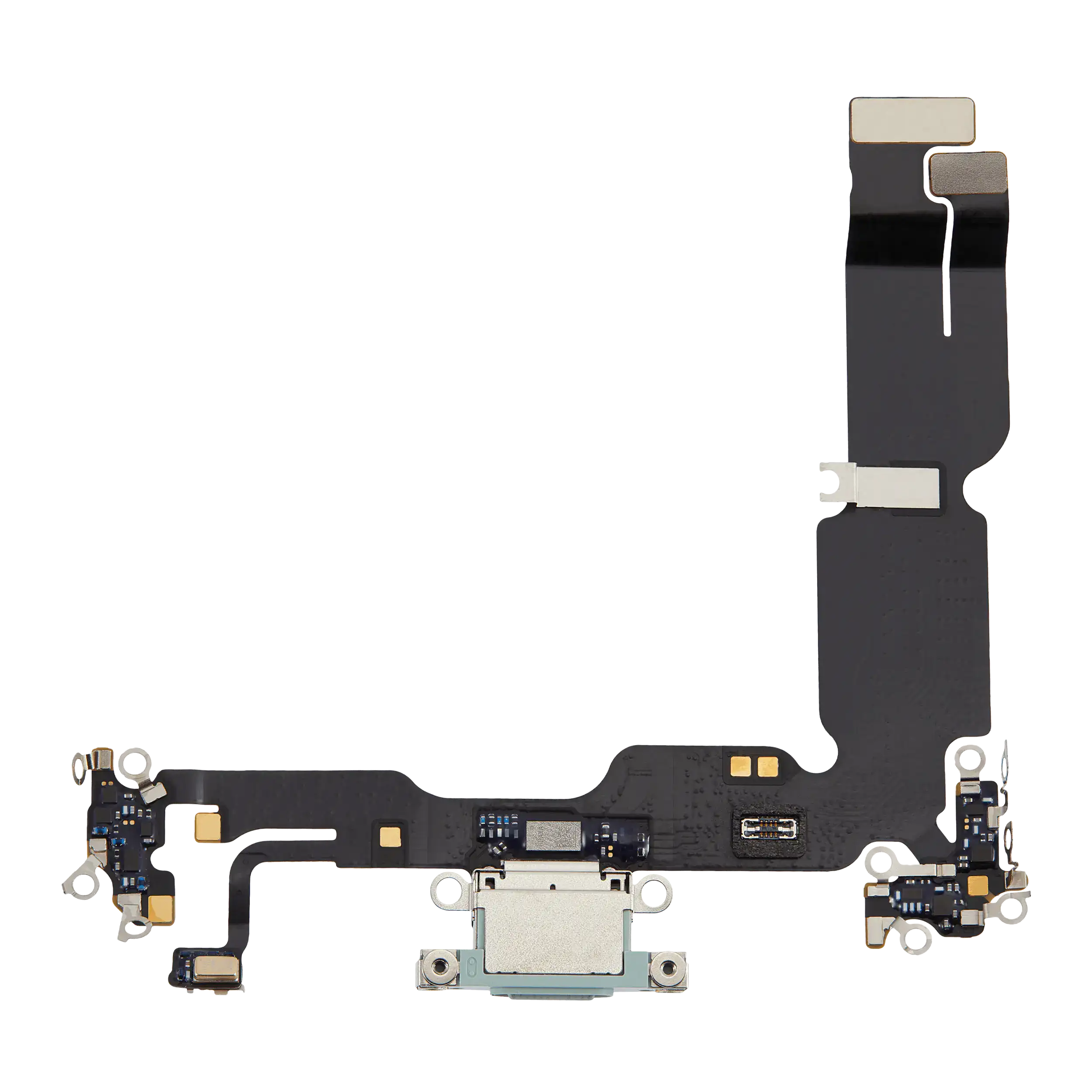 Charging Port Flex Cable for iPhone 15 Plus (Premium) (Green)