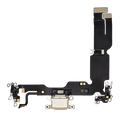 Ladebuchse-Flexkabel für iPhone 15 Plus (Premium) (Gelb)