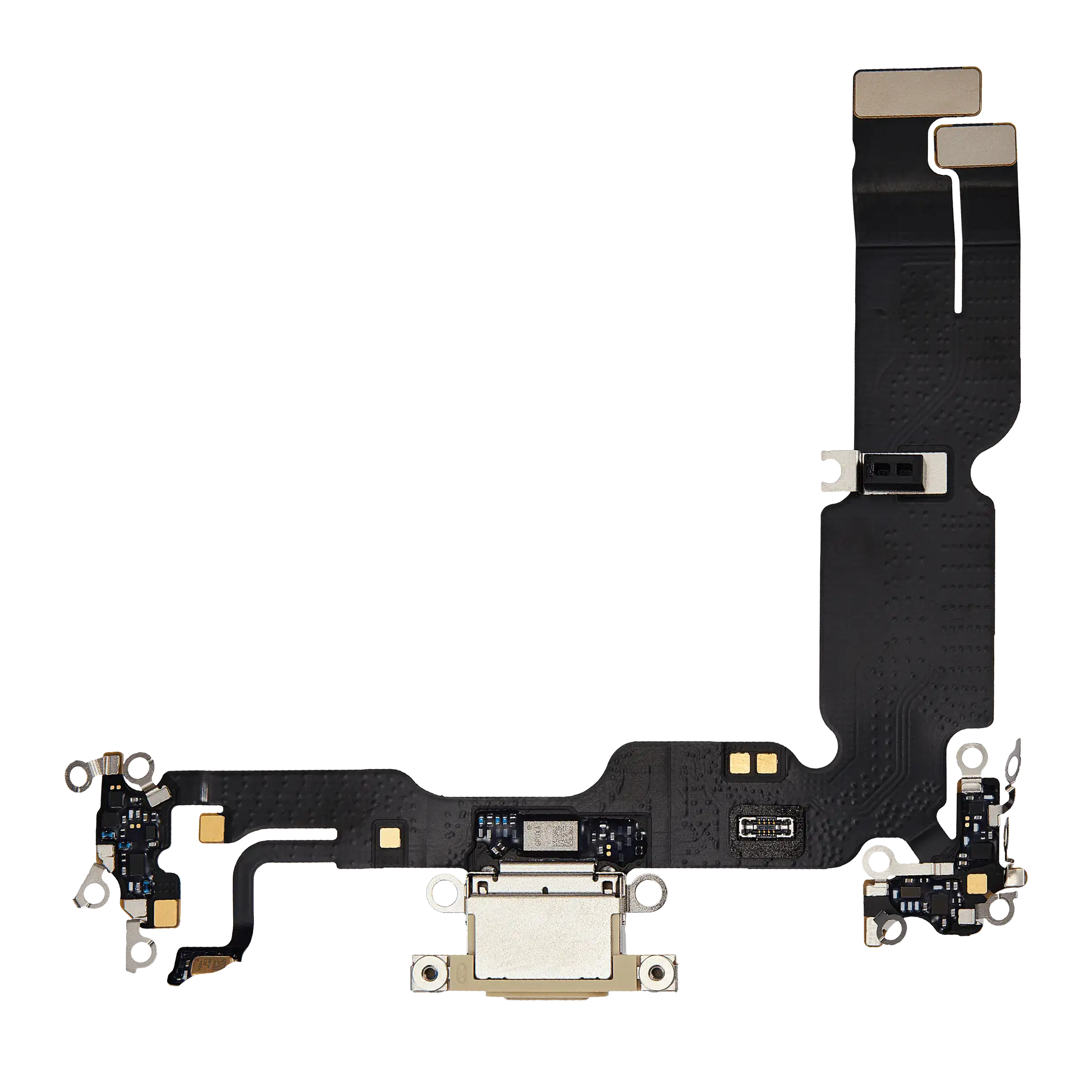 Charging Port Flex Cable for iPhone 15 Plus (Premium) (Yellow)