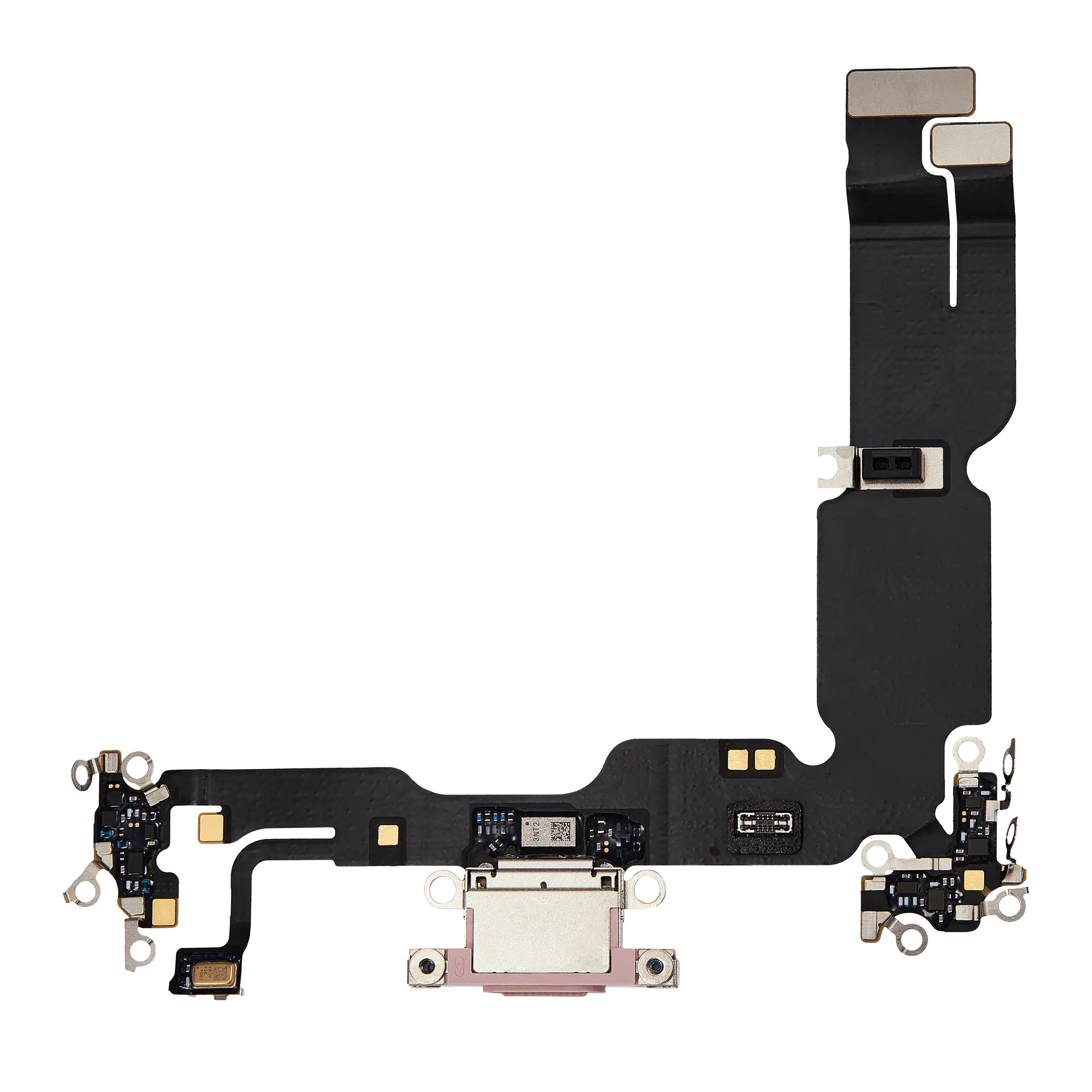 Charging Port Flex Cable for iPhone 15 Plus (Premium, Pink)