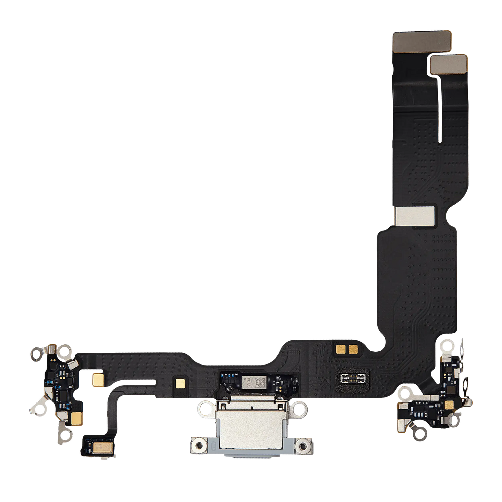 Charging Port Flex Cable for iPhone 15 Plus (Premium) (Blue)