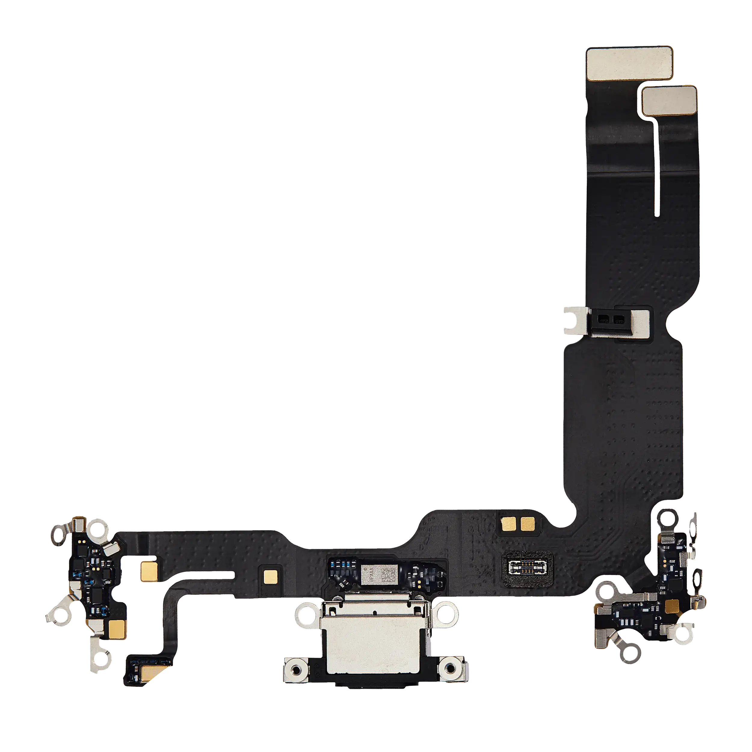 Charging Port Flex Cable for iPhone 15 Plus (Premium) (Black)