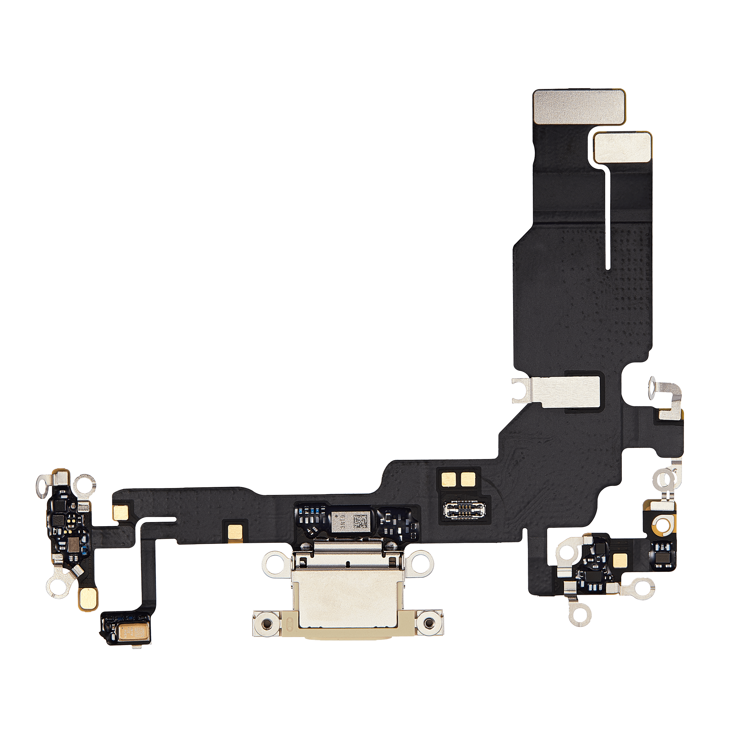 Charging Port Flex Cable for iPhone 15 (Premium) (Yellow)