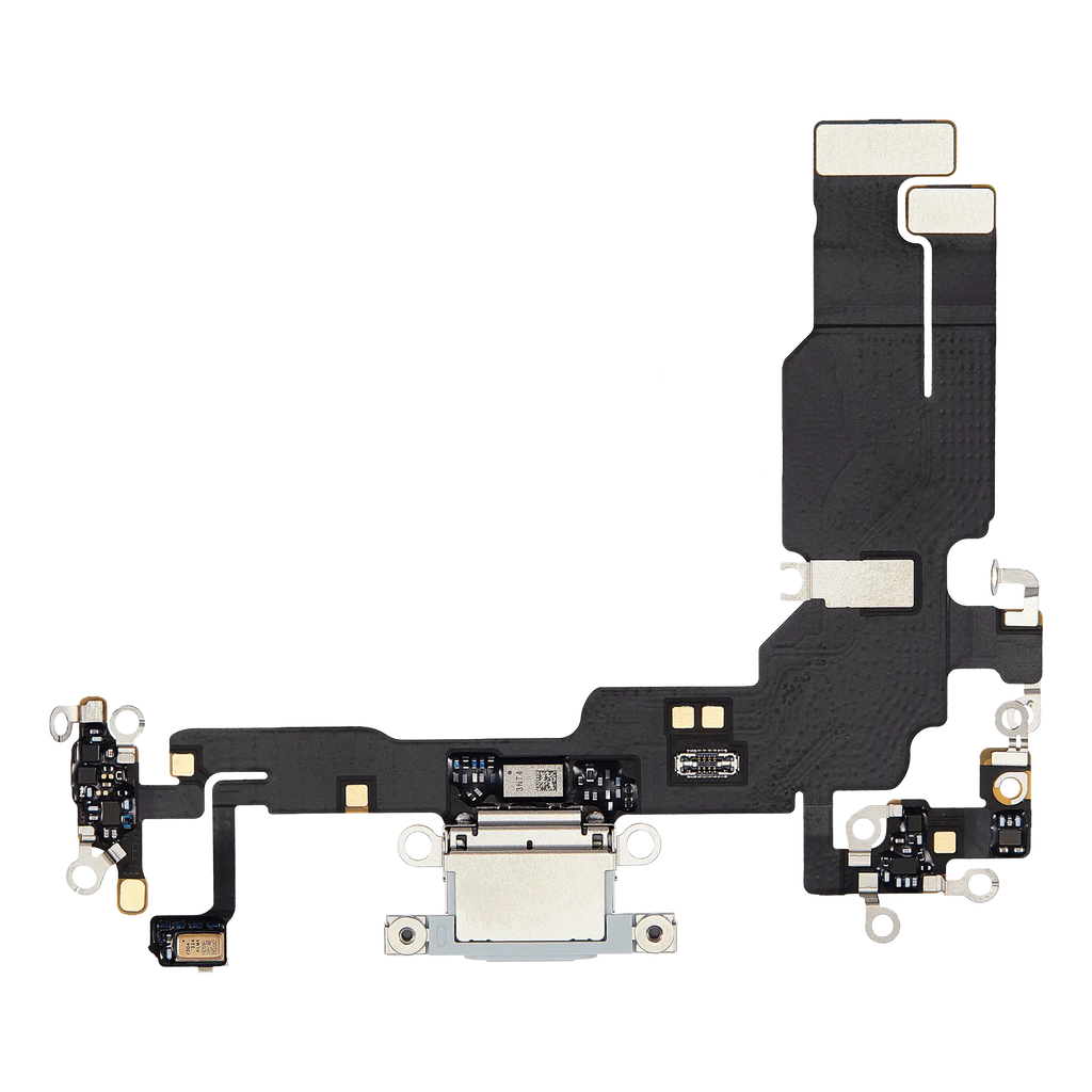 Charging Port Flex Cable for iPhone 15 (Premium) (Blue)