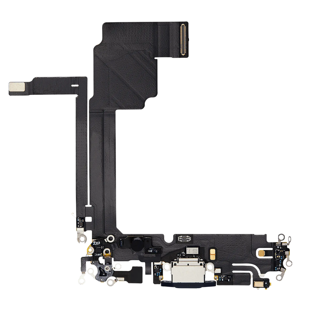 Charging Port Flex Cable for iPhone 15 Pro Max (Premium) (Blue Titanium)
