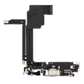 Charging Port Flex Cable for iPhone 15 Pro Max (Premium) (White Titanium)