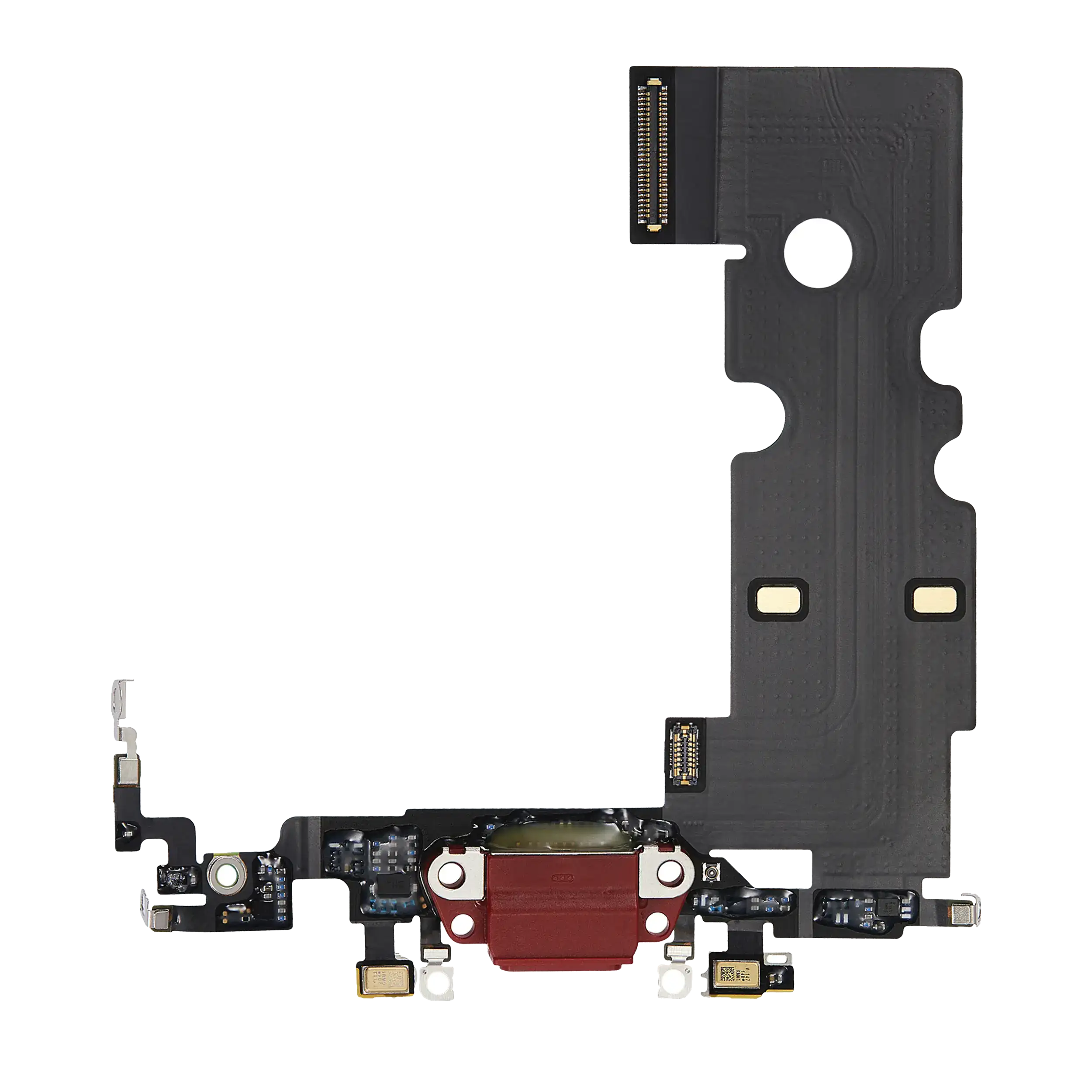 Charging Port Flex Cable for iPhone SE (2022) (Premium) (Red)