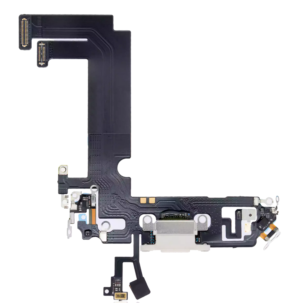Charging Port Flex Cable for iPhone 12 Mini (Premium) (White)