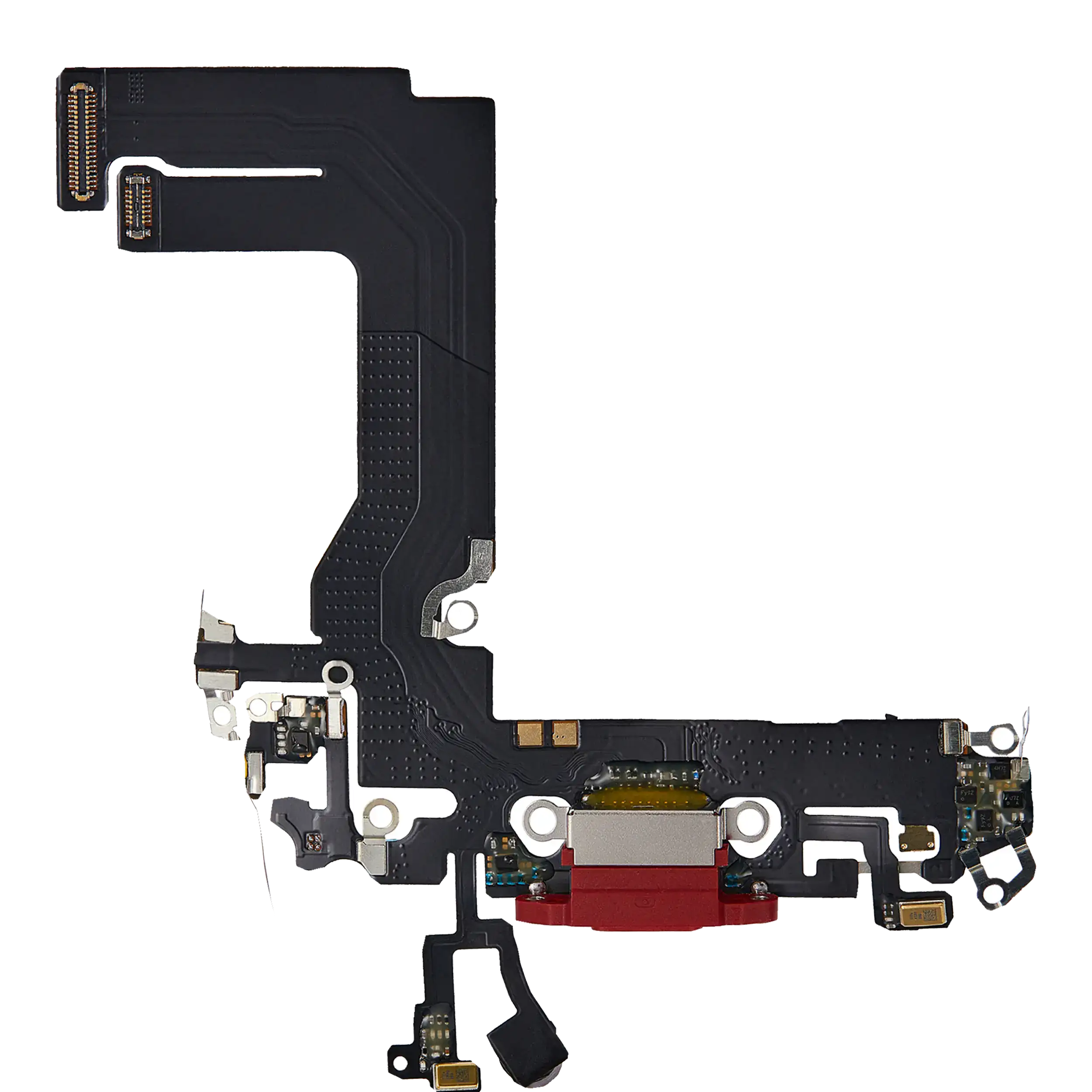 Ladebuchse-Flexkabel für iPhone 13 Mini (Aftermarket Plus) (Rot)