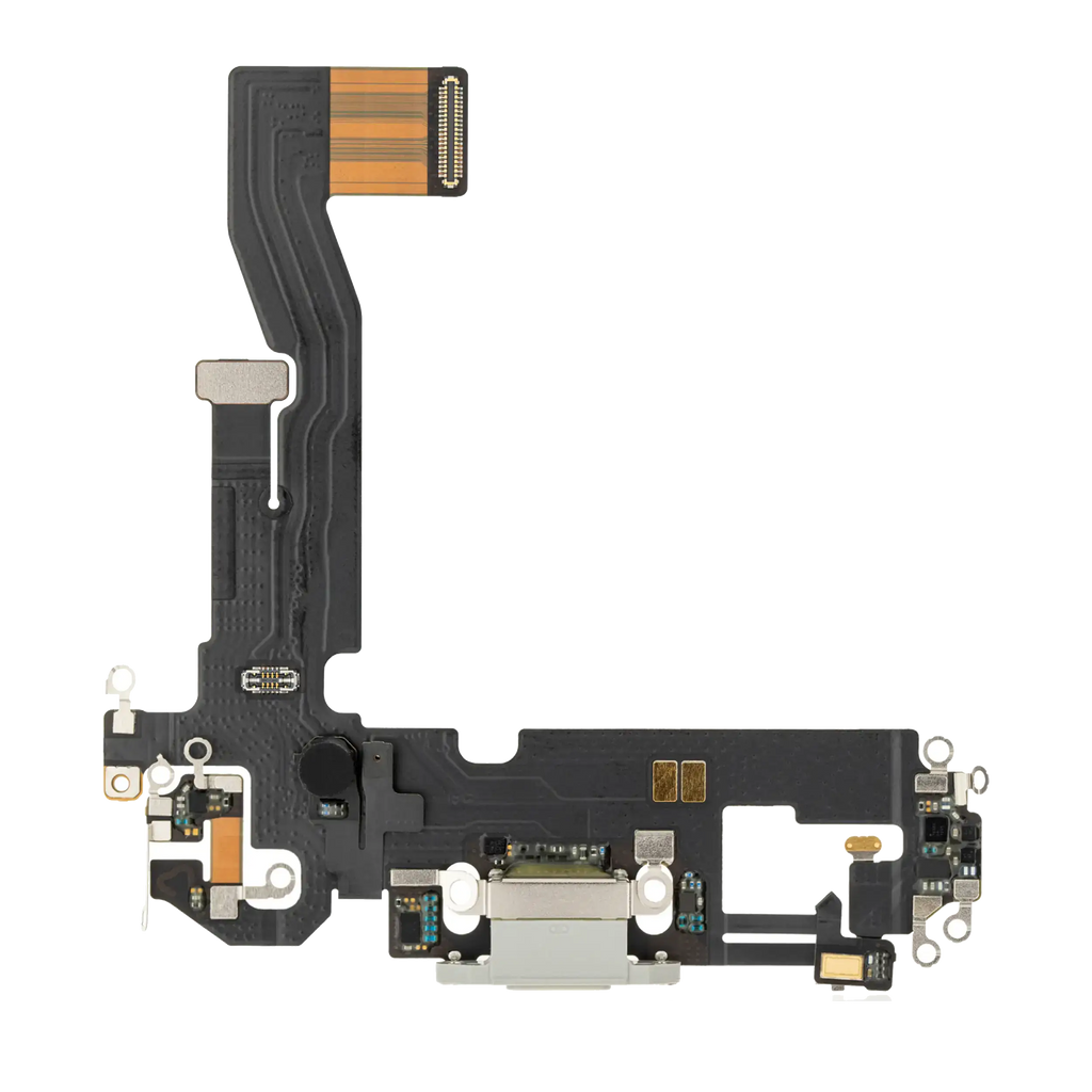 Ladebuchsen-Flexkabel für iPhone 12 Pro (Used OEM Pull) (Silber)