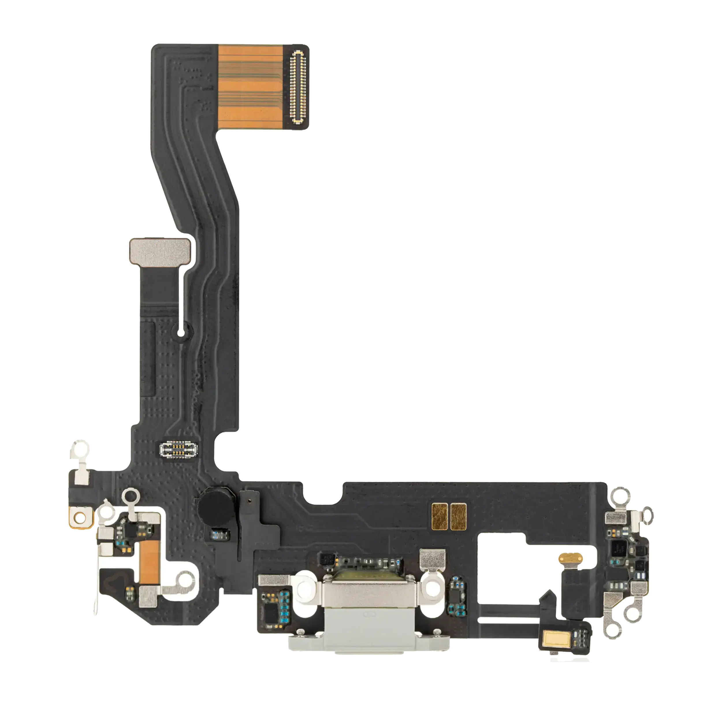 Ladebuchsen-Flexkabel für iPhone 12 Pro (Used OEM Pull) (Silber)