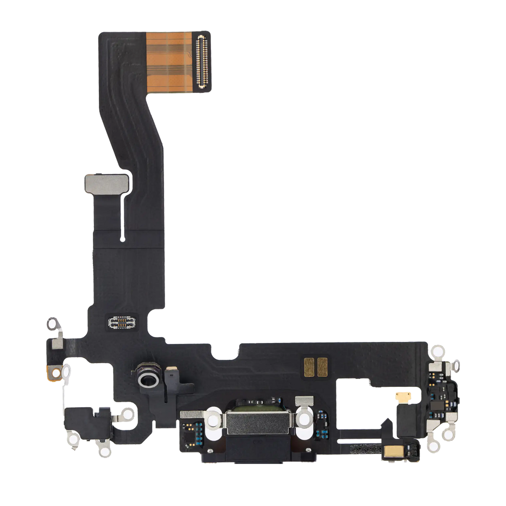 Ladebuchse-Flexkabel für iPhone 12 / 12 Pro (Gebrauchter OEM Pull) (Graphite)