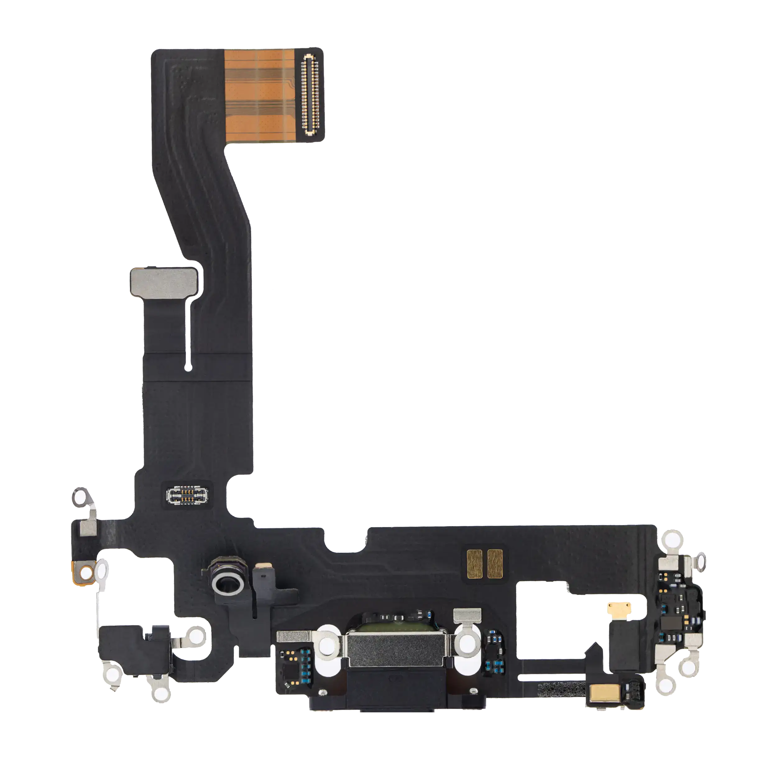 Ladebuchse-Flexkabel für iPhone 12 / 12 Pro (Gebrauchter OEM Pull) (Graphite)