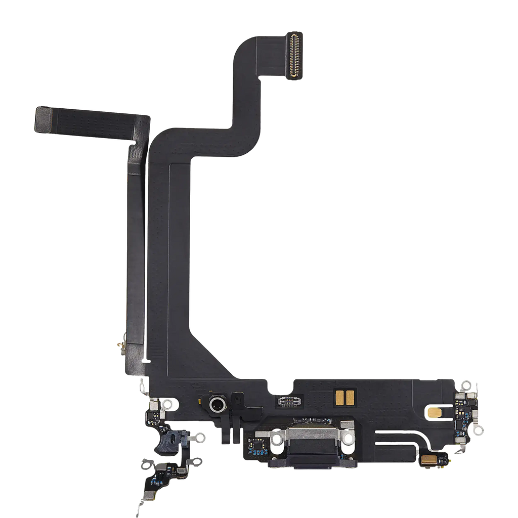 Charging Port Flex Cable for iPhone 14 Pro Max (Used OEM Pull) (Deep Purple)