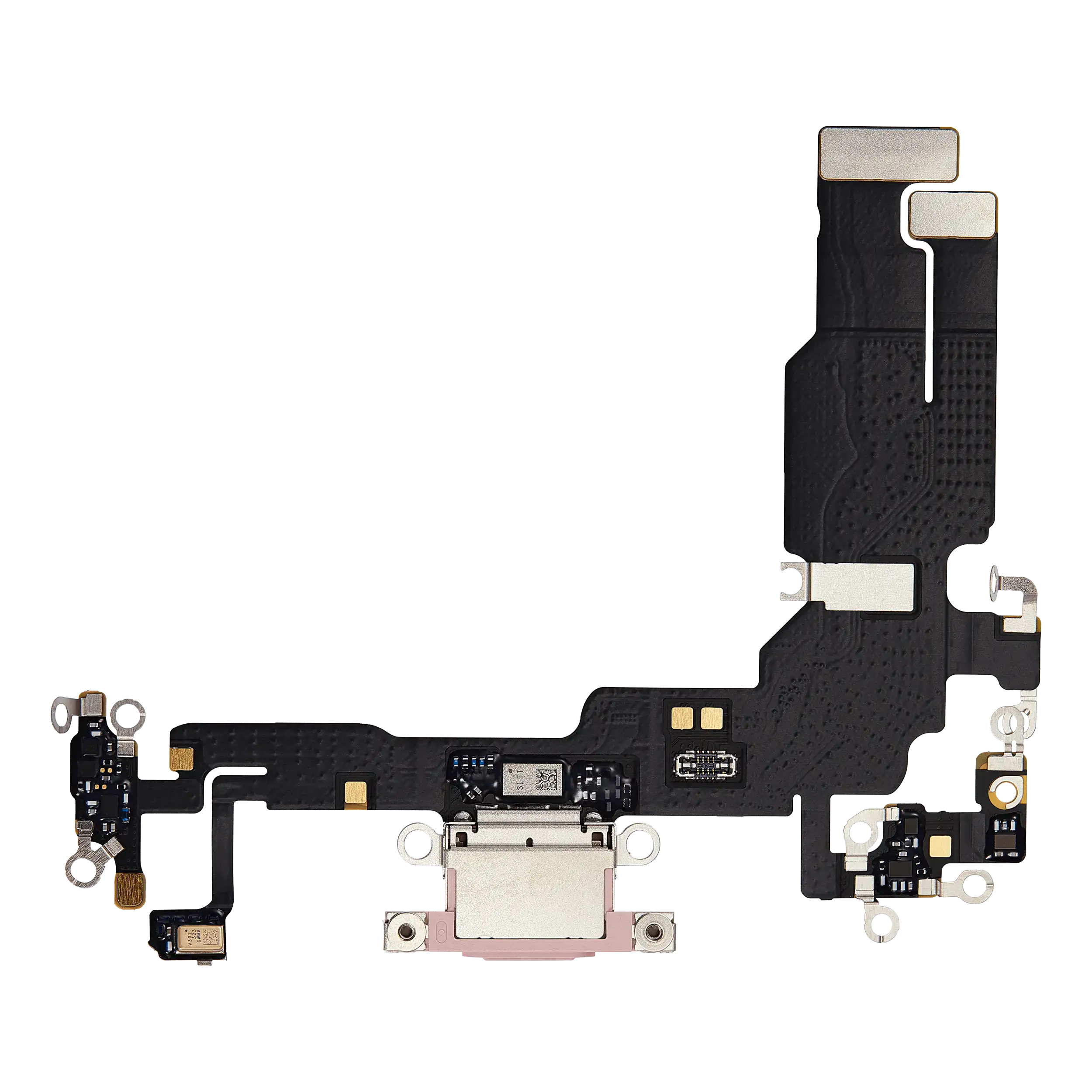 Charging Port Flex Cable for iPhone 15 (Premium) (Pink)