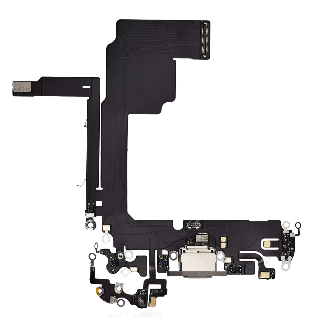 Charging Port Flex Cable for iPhone 15 Pro (Premium) (Natural Titanium)