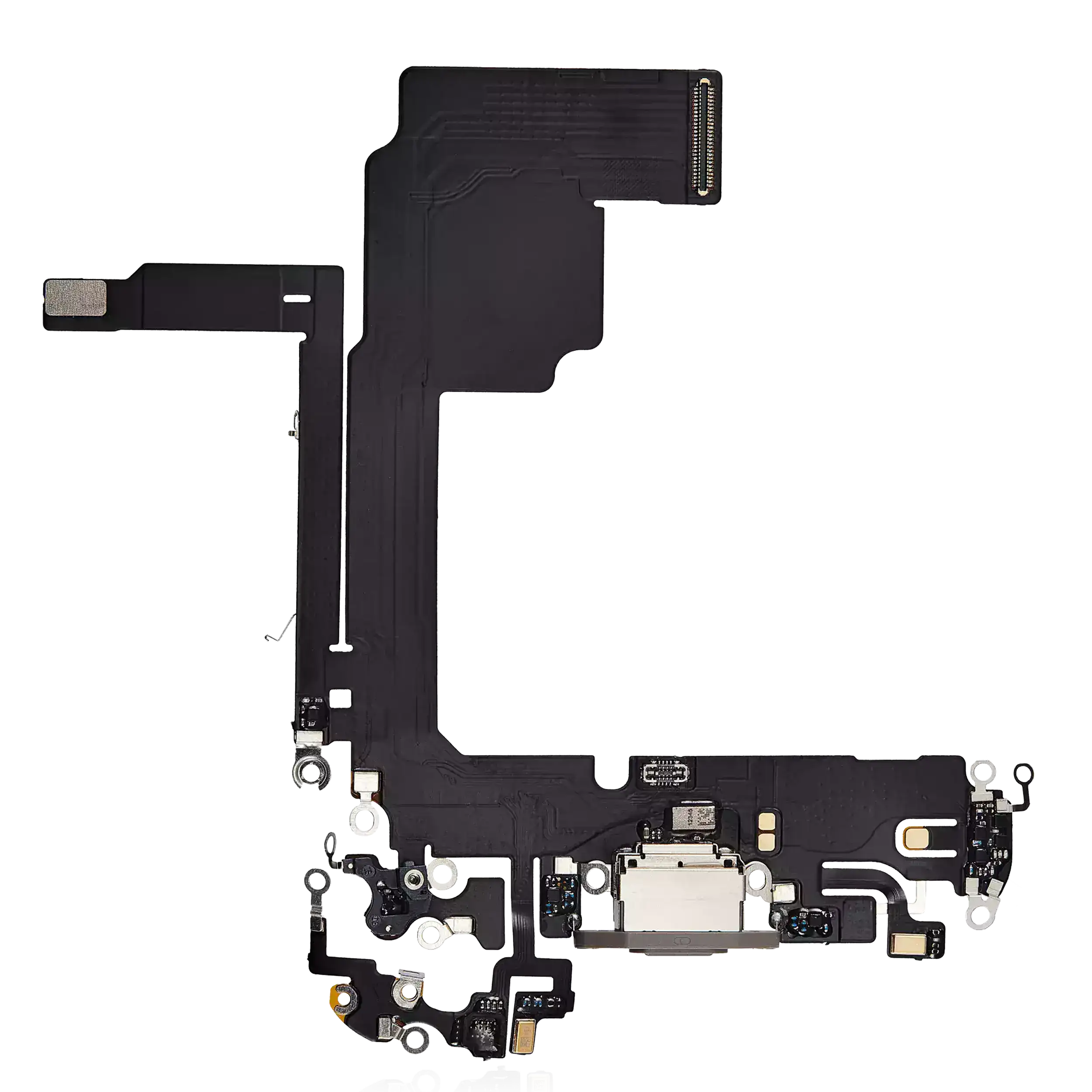 Charging Port Flex Cable for iPhone 15 Pro (Premium) (Natural Titanium)