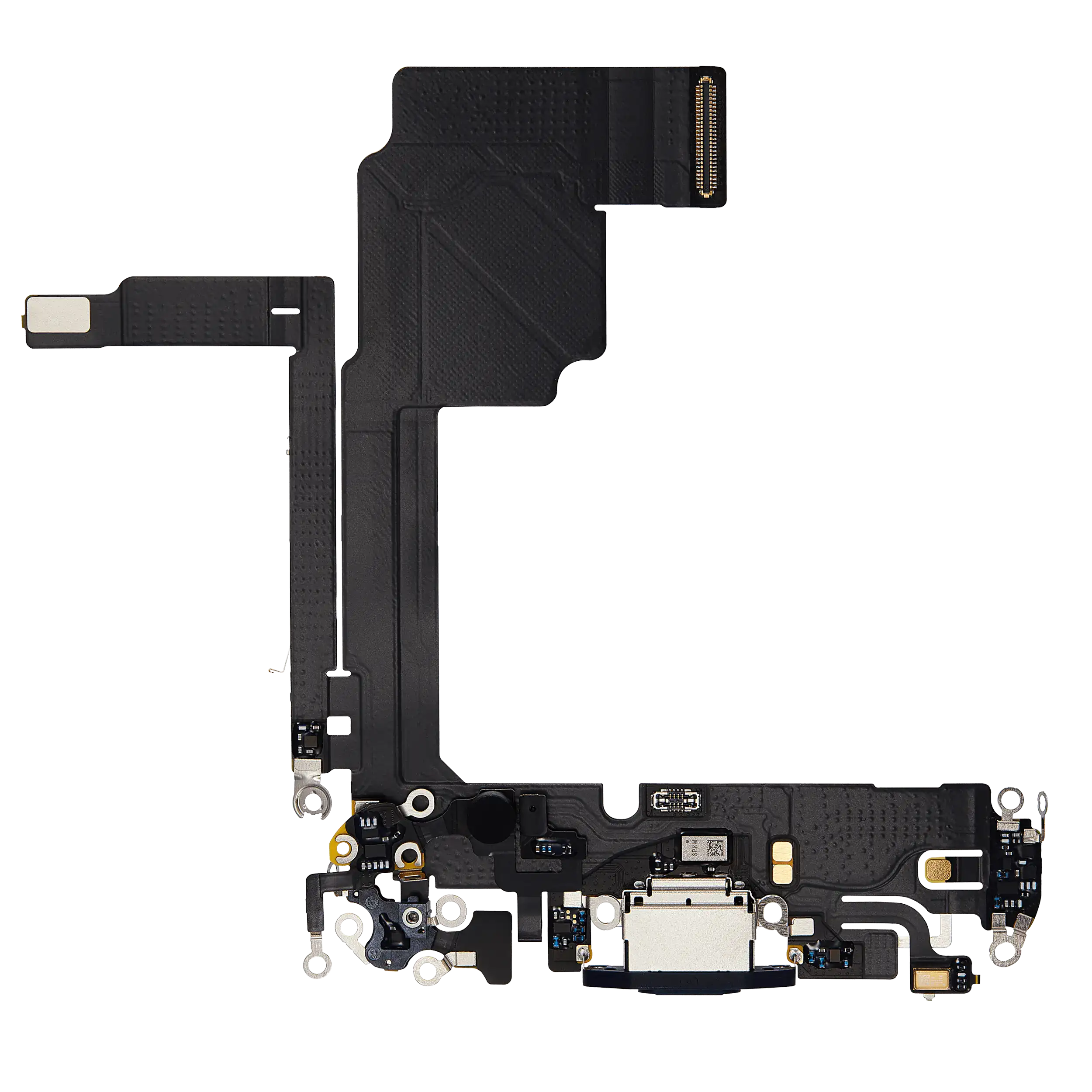 Charging Port Flex Cable for iPhone 15 Pro (Premium) (Blue Titanium)
