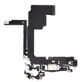 Ladebuchse-Flexkabel für iPhone 15 Pro (Premium) (Schwarz Titanium)
