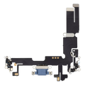 Charging Port Flex Cable for iPhone 14 Plus (Aftermarket Plus) (Blue)