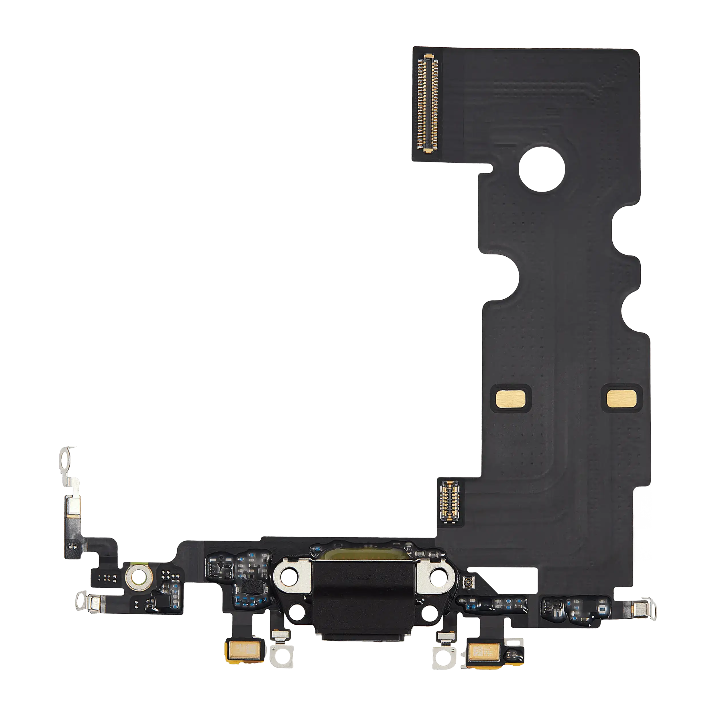 Charging Port Flex Cable for iPhone SE (2020) (Premium) (Black)