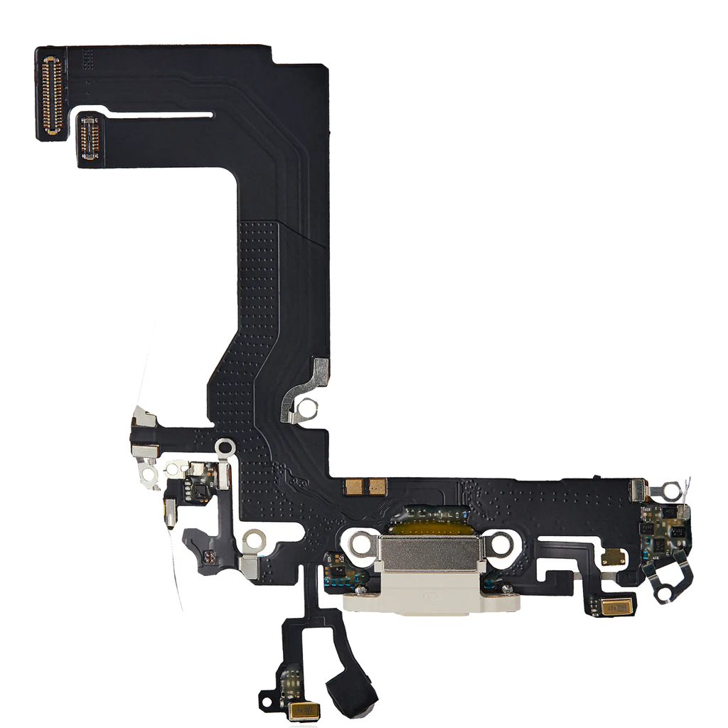Ladebuchse-Flexkabel für iPhone 13 Mini (Aftermarket Plus) (Starlight)