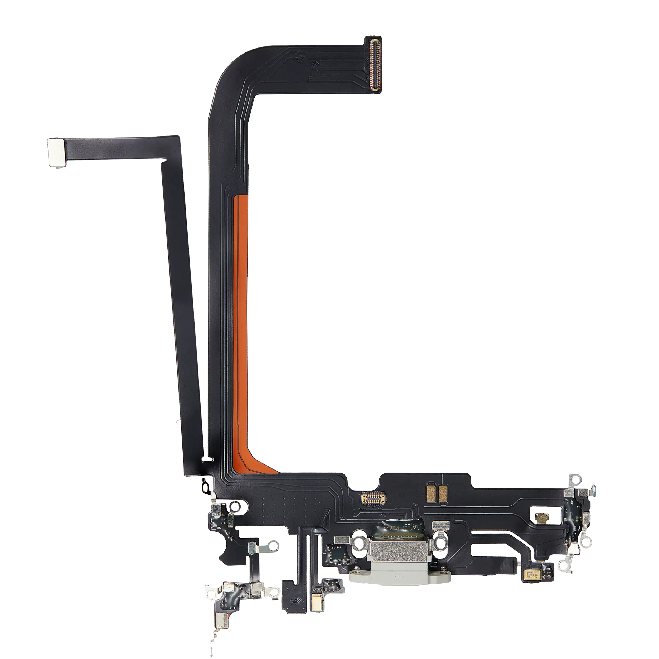 Ladebuchse-Flexkabel für iPhone 13 Pro Max (Aftermarket Plus) (Silber)