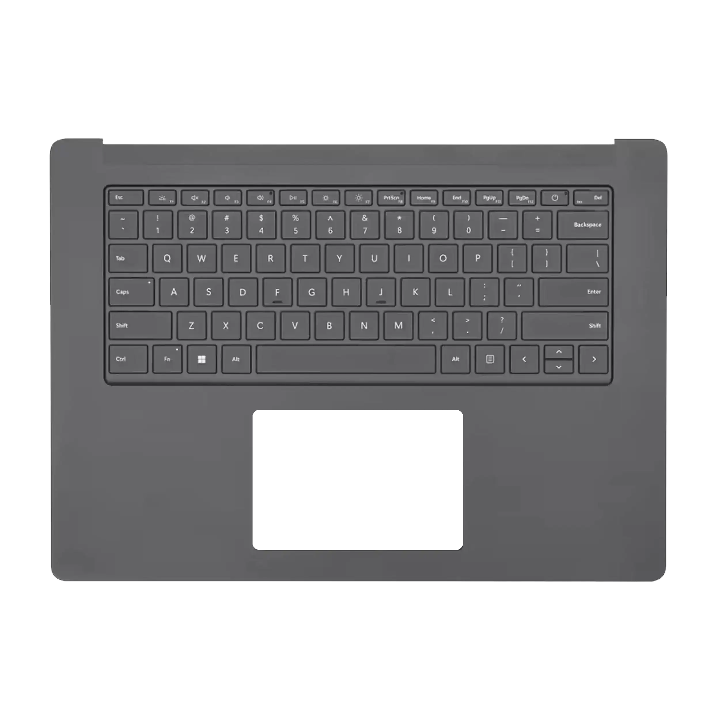 Top Case Tastatur Surface Laptop 3 13.5 UK Grau
