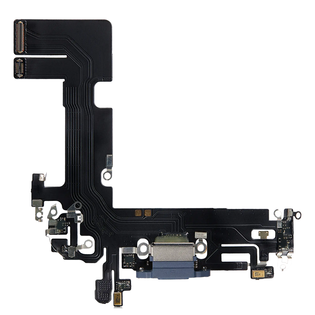 Charging Port Flex Cable for iPhone 13 (Aftermarket Plus) (Blue)