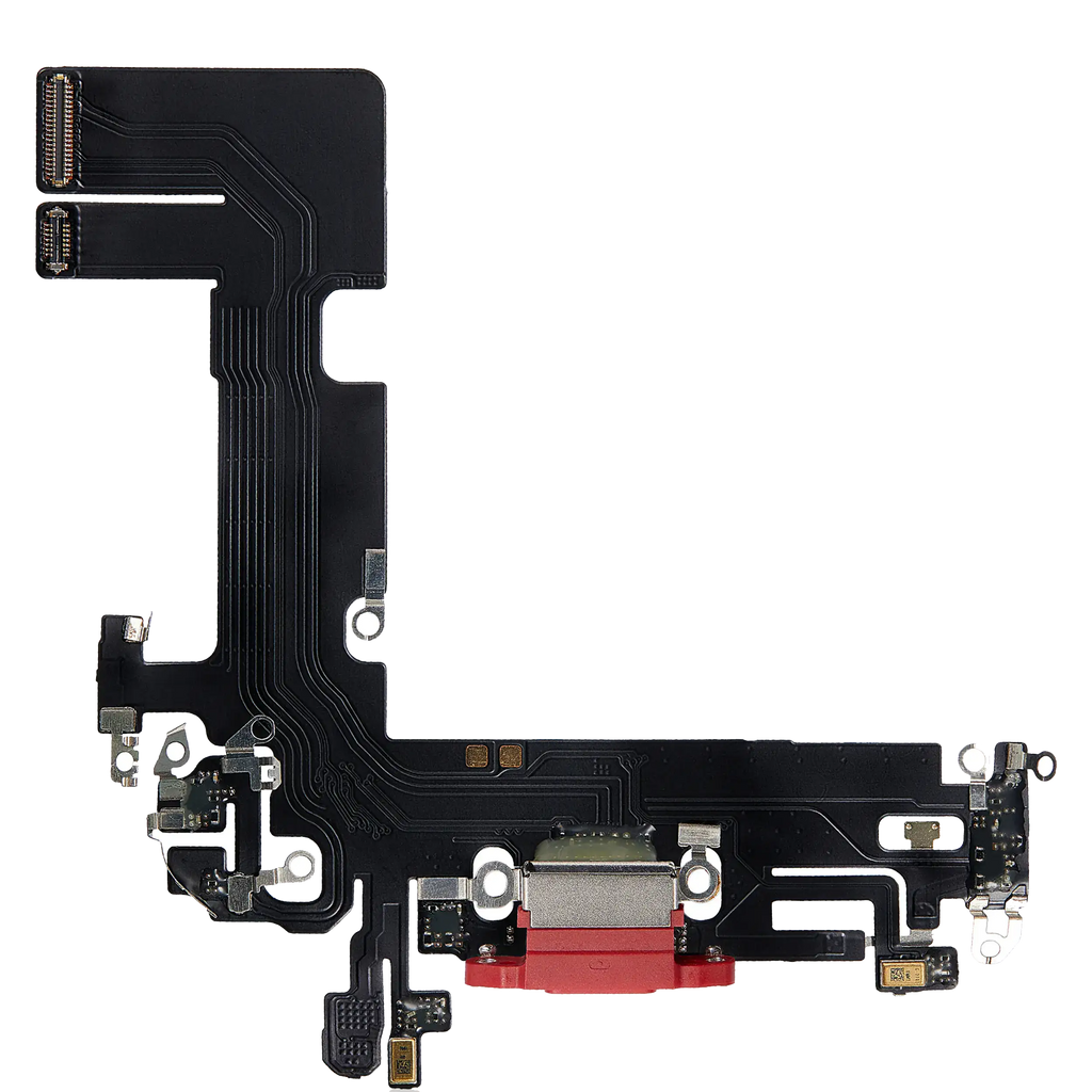Ladebuchse-Flexkabel für iPhone 13 (Aftermarket Plus) (Rot)