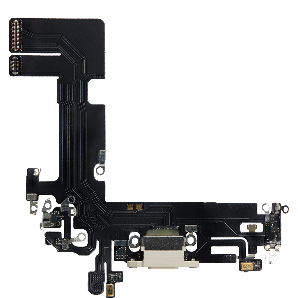 Ladebuchse-Flexkabel für iPhone 13 (Aftermarket Plus) (Starlight)