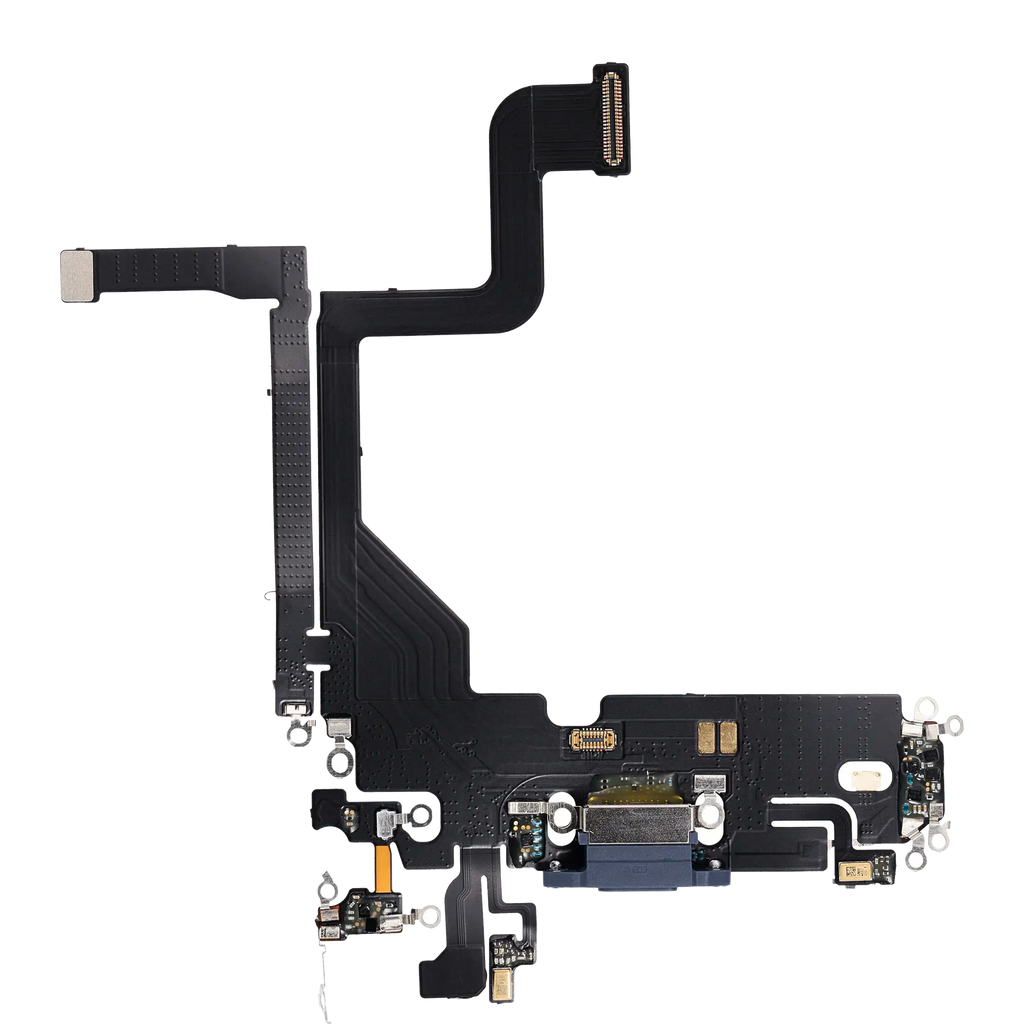 Ladebuchse-Flexkabel für iPhone 13 Pro (Aftermarket Plus) (Sierra Blau)