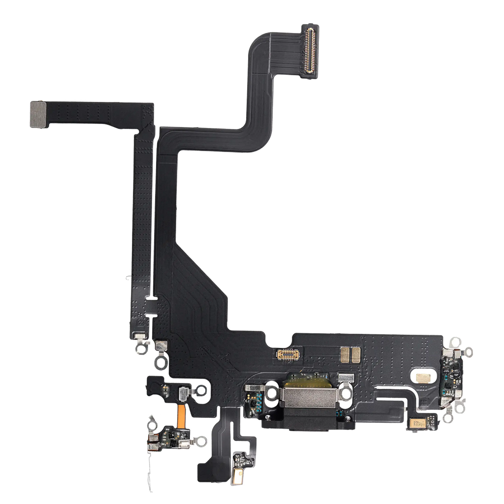 Charging Port Flex Cable for iPhone 13 Pro (Aftermarket Plus) (Graphite)