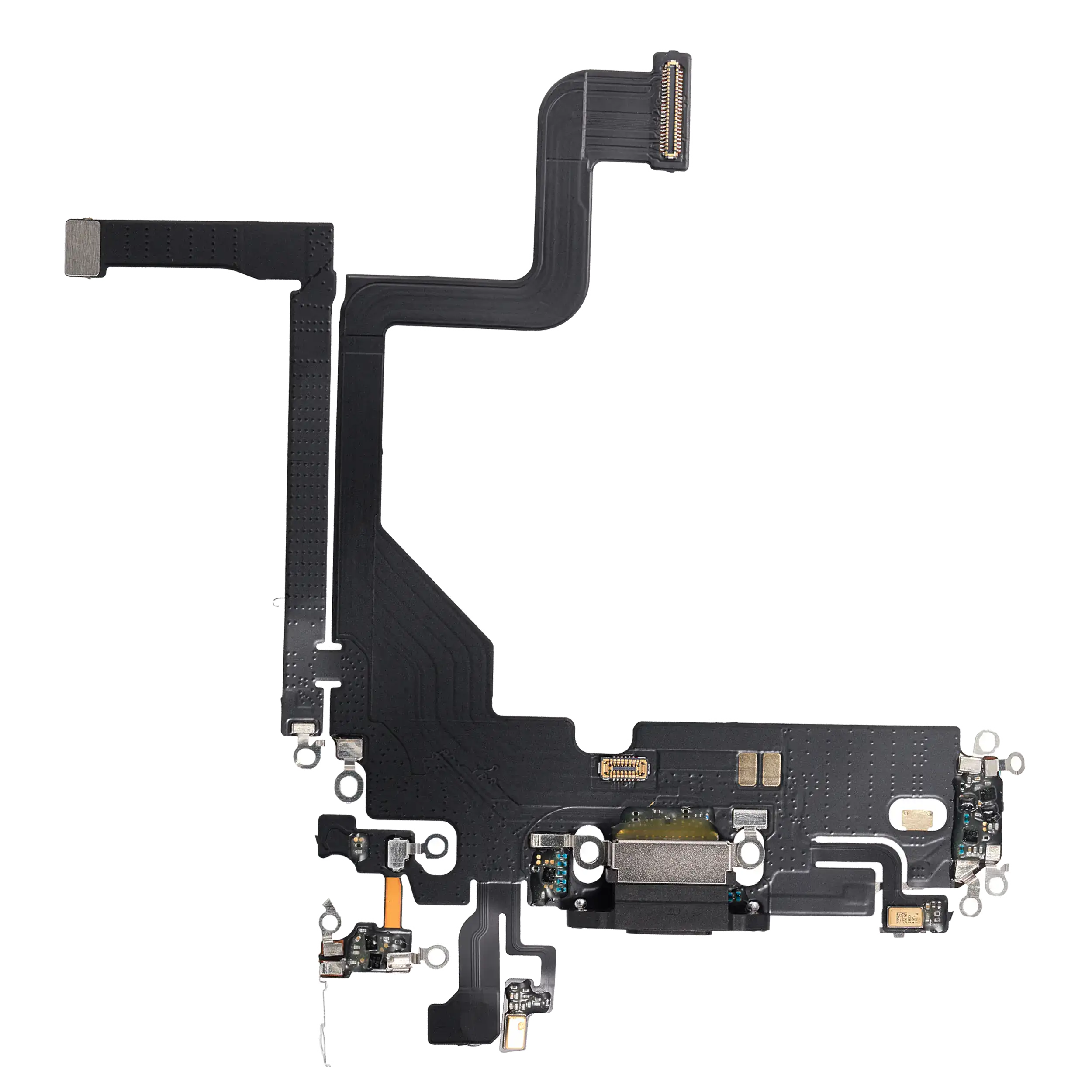 Charging Port Flex Cable for iPhone 13 Pro (Aftermarket Plus) (Graphite)