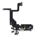 Ladebuchse Flexkabel für iPhone 13 Pro (Gebraucht, OEM Pull) (Silber)