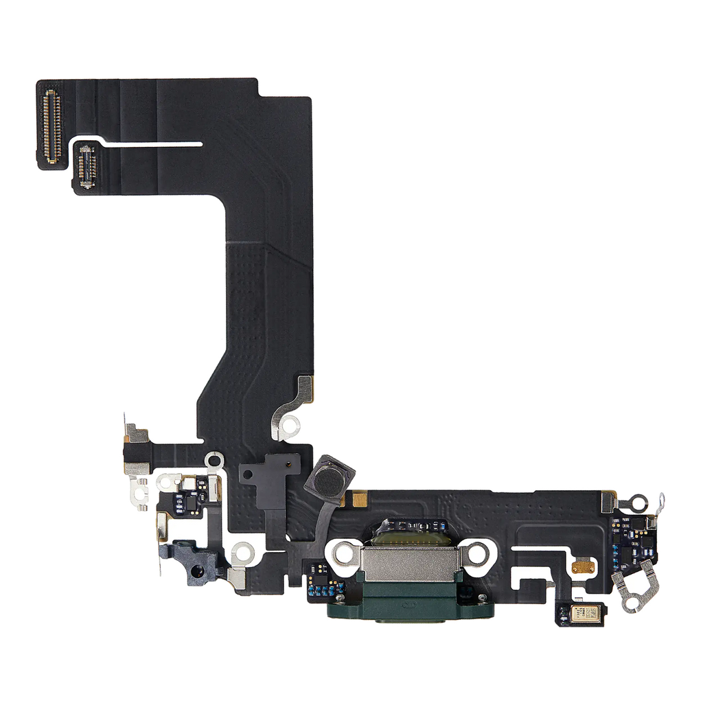 Charging Port Flex Cable for iPhone 13 Mini (Premium) (Green)