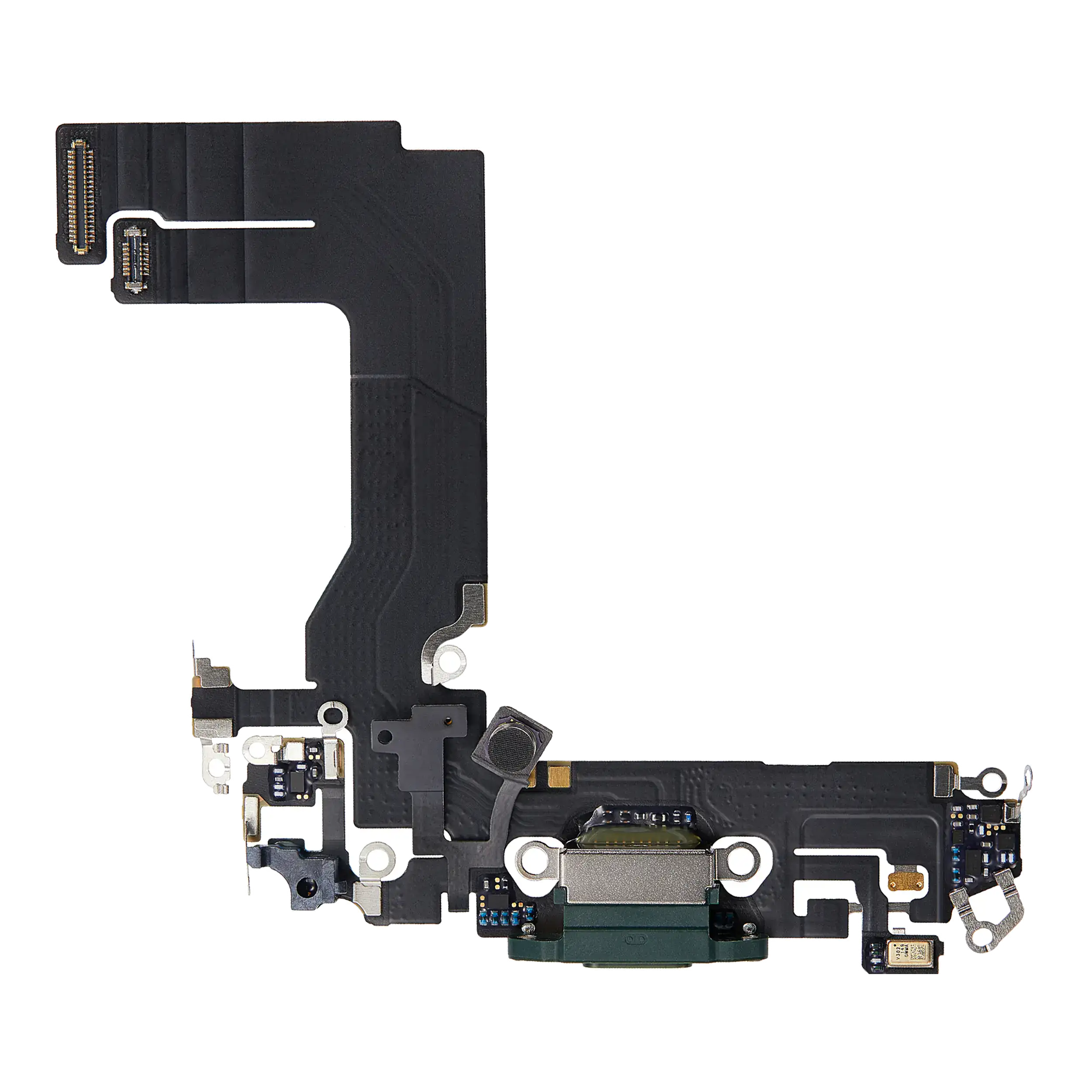 Charging Port Flex Cable for iPhone 13 Mini (Premium) (Green)